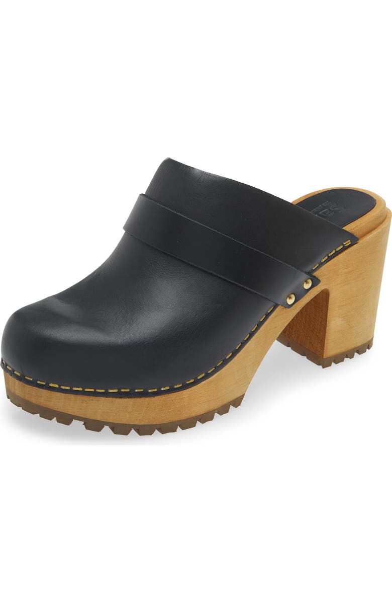 Sanita Peleni Block Heel Clog, Main, color,