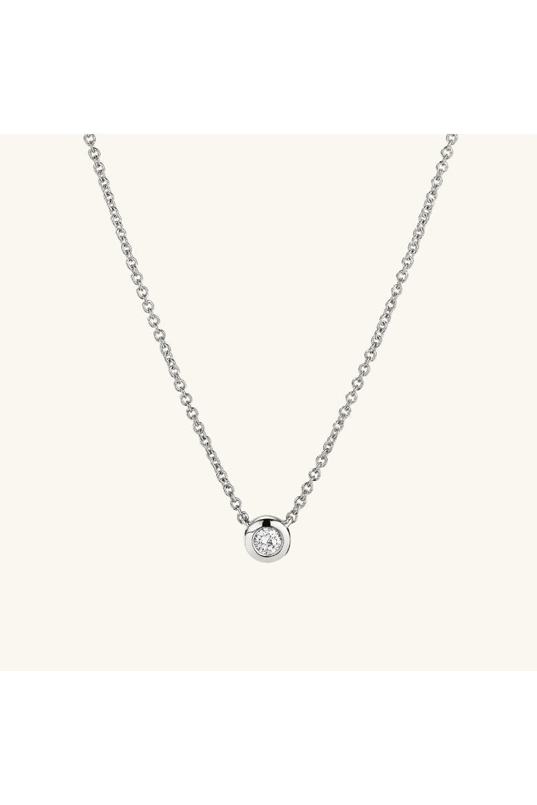 Diamond Necklace, Alternate, color, White Gold