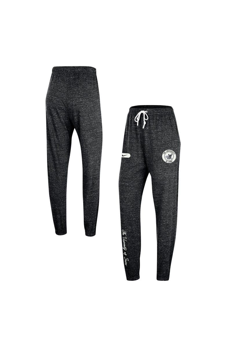 Nike Women's Nike Black Iowa Hawkeyes Gym Vintage Multi-Hit Jogger Pants, Main, color, Black