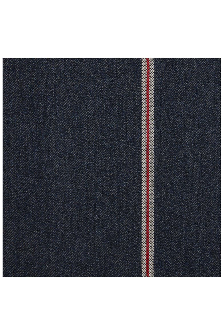 Selvage Twill 2-Piece Comforter Set, Alternate, color, DEEP BLUE/ WHITE/ RED