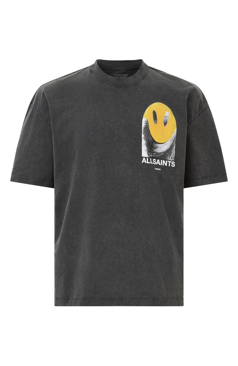 AllSaints Party Wave Graphic T-Shirt, Alternate, color,