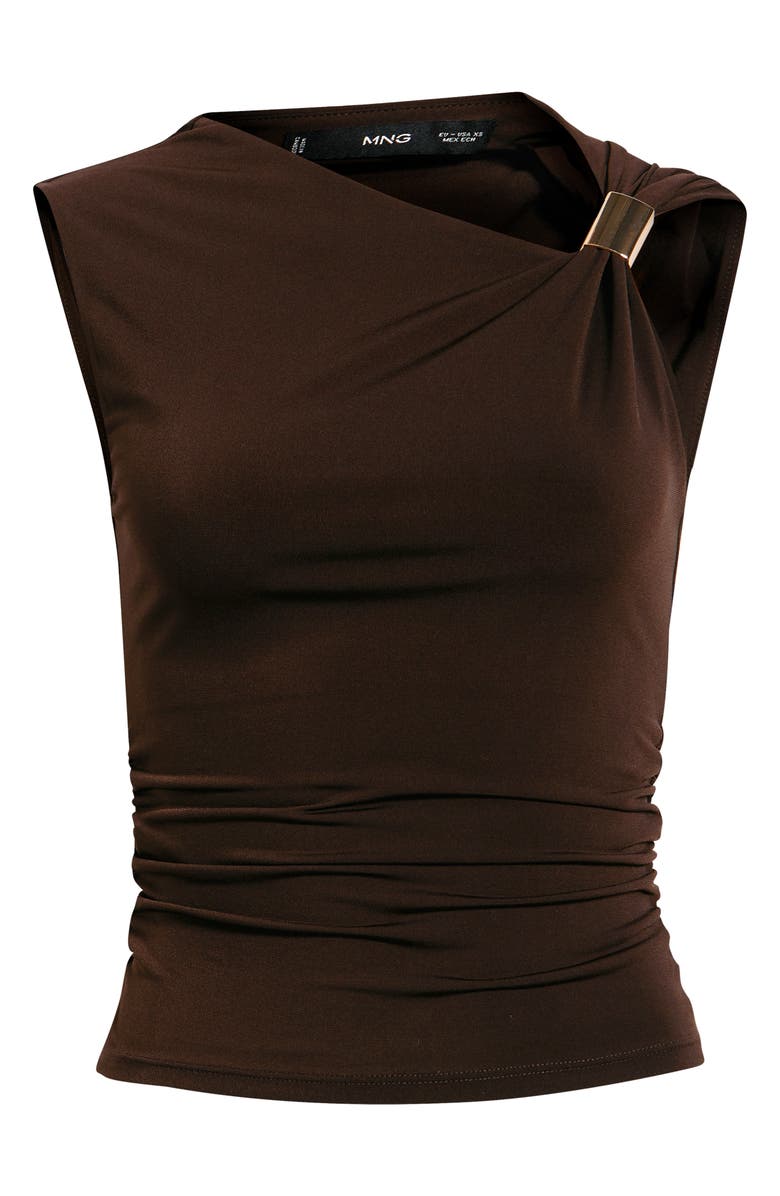 MANGO Asymmetric Sleeveless Top, Main, color,