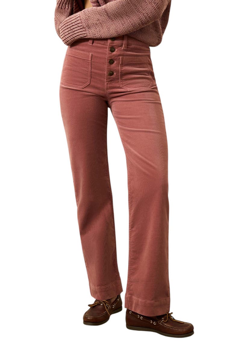 Stretch Corduroy Patch Pocket Pants, Main, color, SEDONA