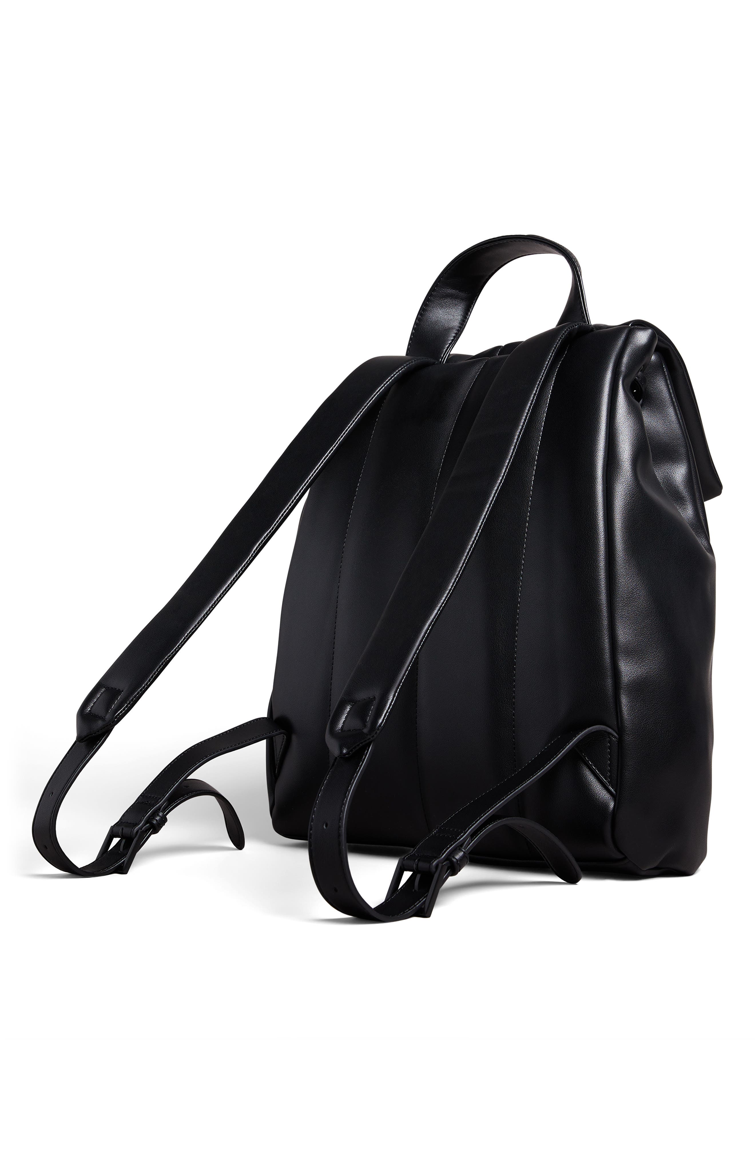 Ted Baker London Janiey Faux Leather Quilted Backpack, Alternate, color, 