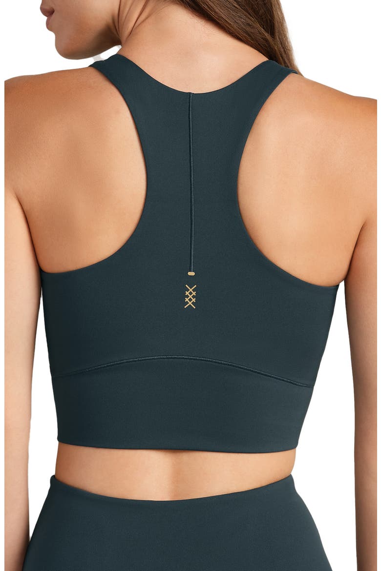 Revive Longline Bra, Alternate, color, WILD FOREST