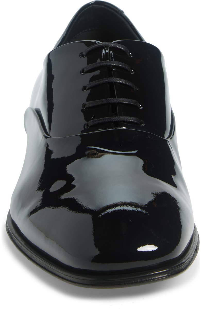 FERRAGAMO Denzel Tuxedo Shoe, Alternate, color, Nero