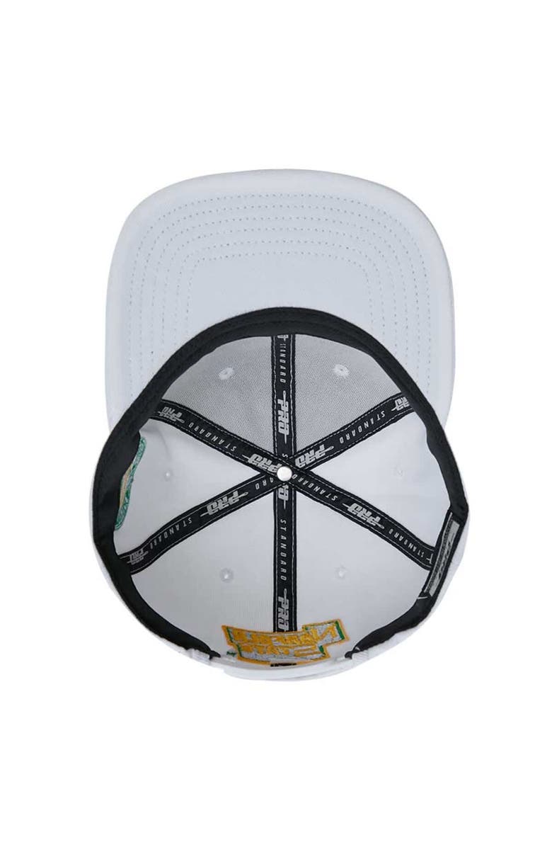 PRO STANDARD Men's Pro Standard White Norfolk State Spartans Mascot Evergreen Wool Snapback Hat, Alternate, color, 