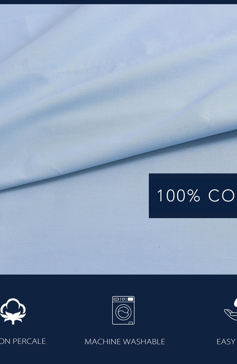 Nautica Solid Sheet Set, Alternate, color, Lake Blue