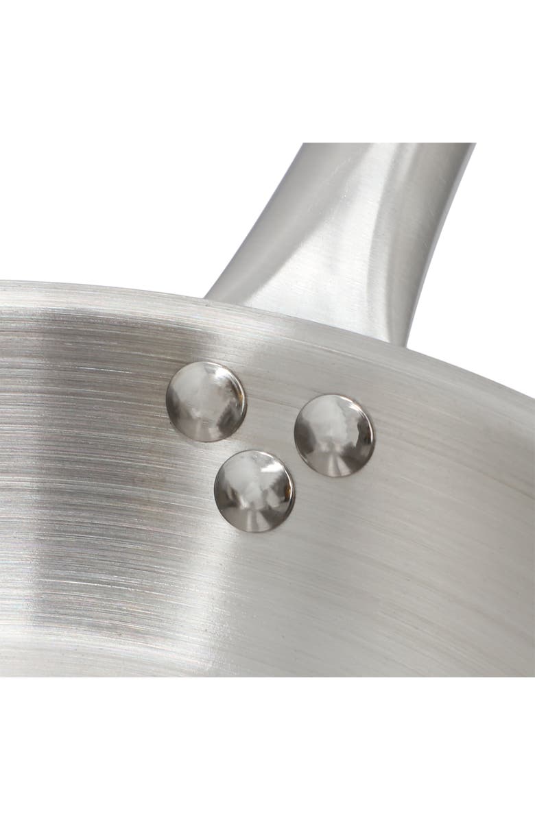 Megachef Professional Kitchen 10 Inch Round Stainless Steel Fry Pan, Alternate, color, Silver