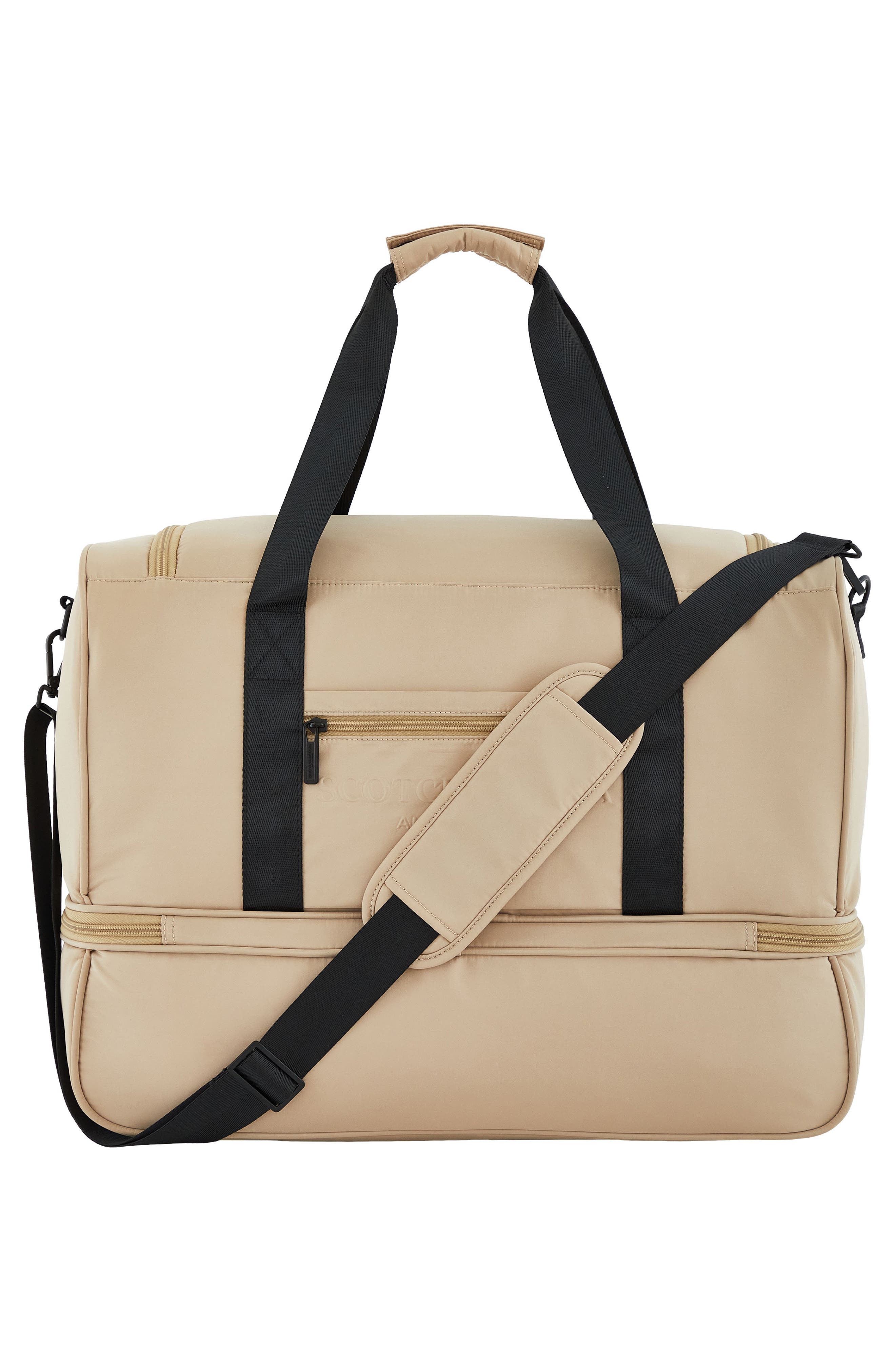 Scotch & Soda Eindhoven Two-Section Weekender Bag, Alternate, color, Travertine