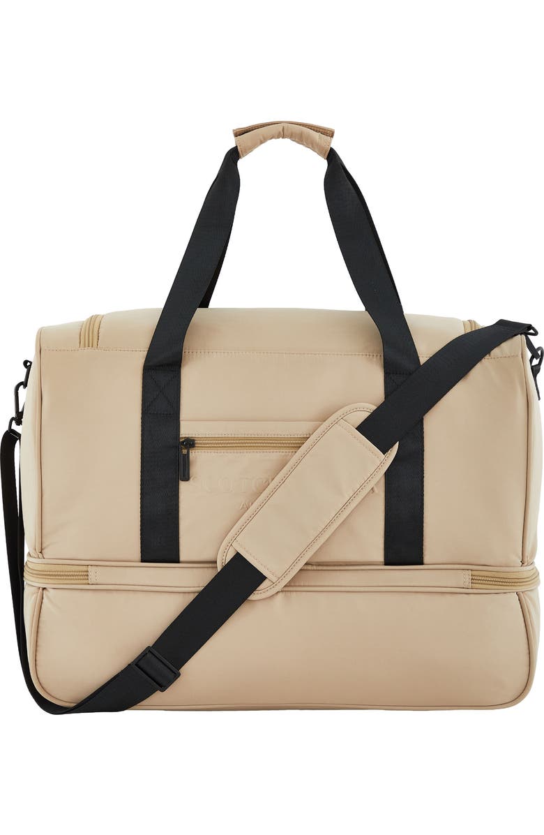 Scotch & Soda Eindhoven Two-Section Weekender Bag, Alternate, color, Travertine