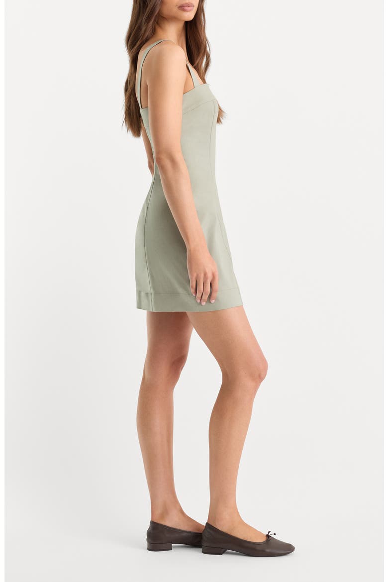 Structured Minidress, Alternate, color, MOSSWELL