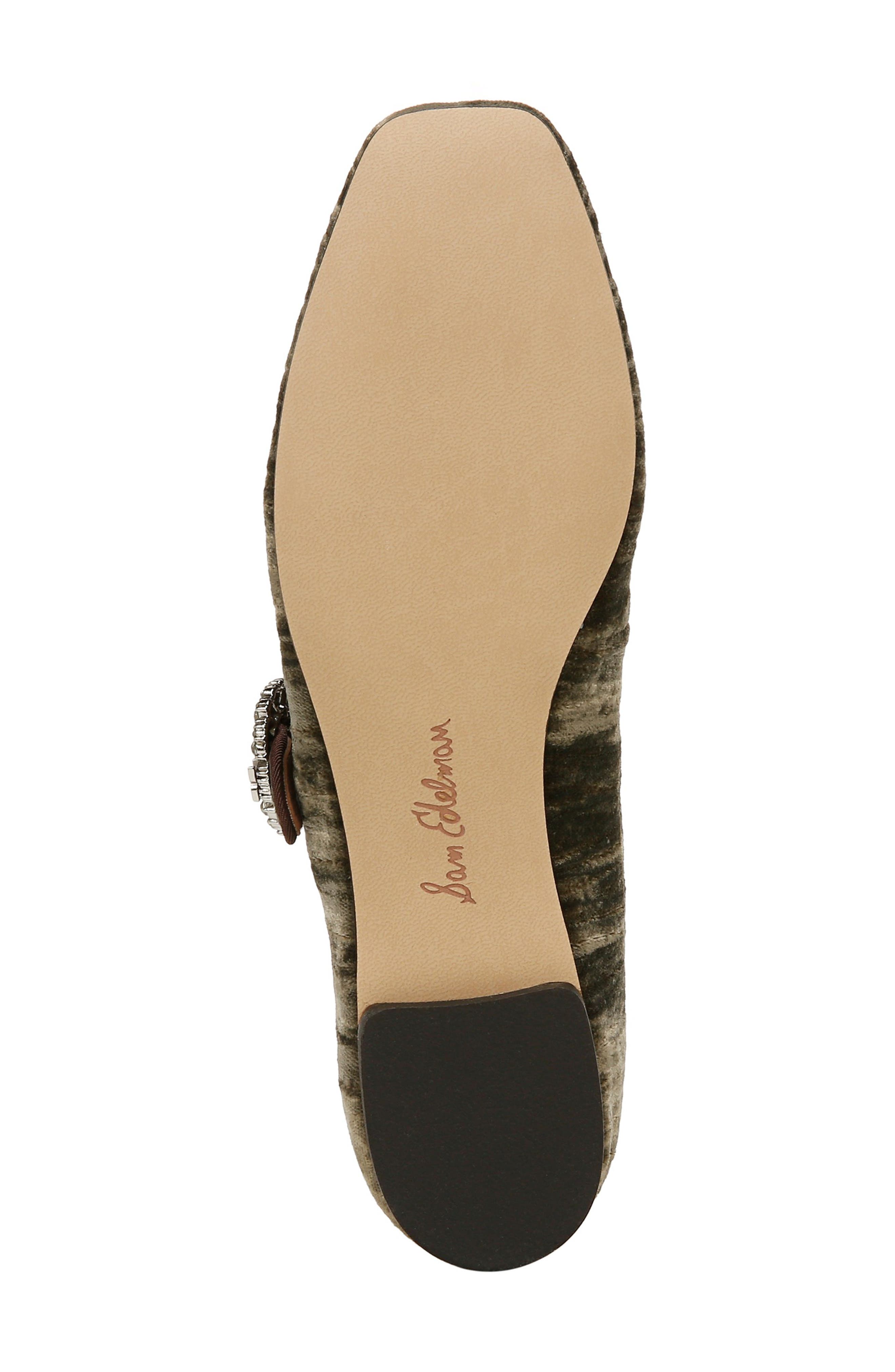 Sam Edelman Michaelaglow Mary Jane Flat, Alternate, color, Winter Moss