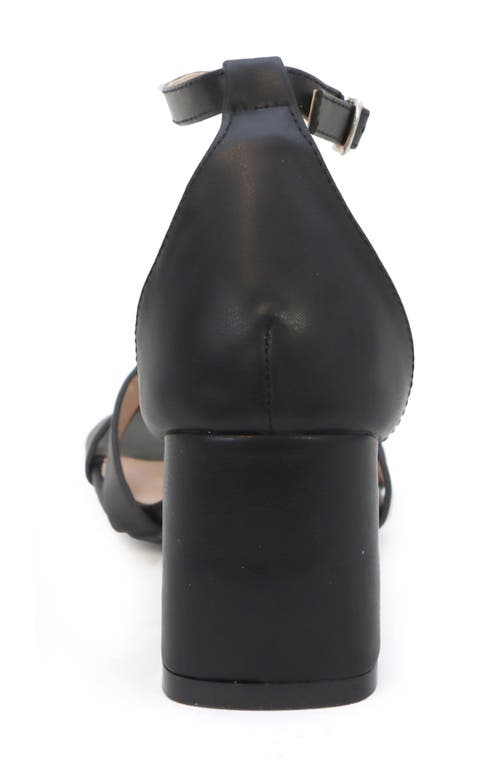 Yoki Tavin Ankle Strap Sandal In Black