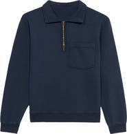 Fortela Zip-Up Sweatshirt with Pocket