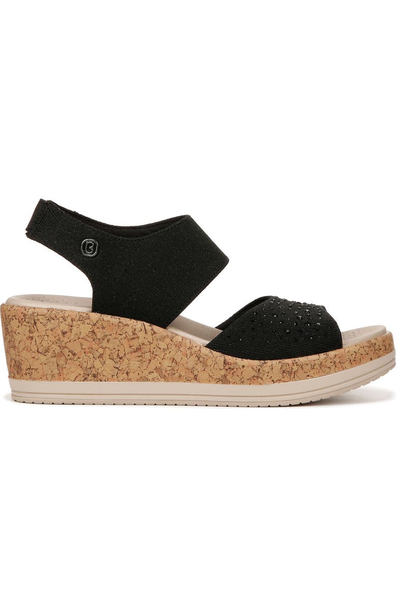 BZees Reveal Crystal Embellished Wedge Sandal, Alternate, color,