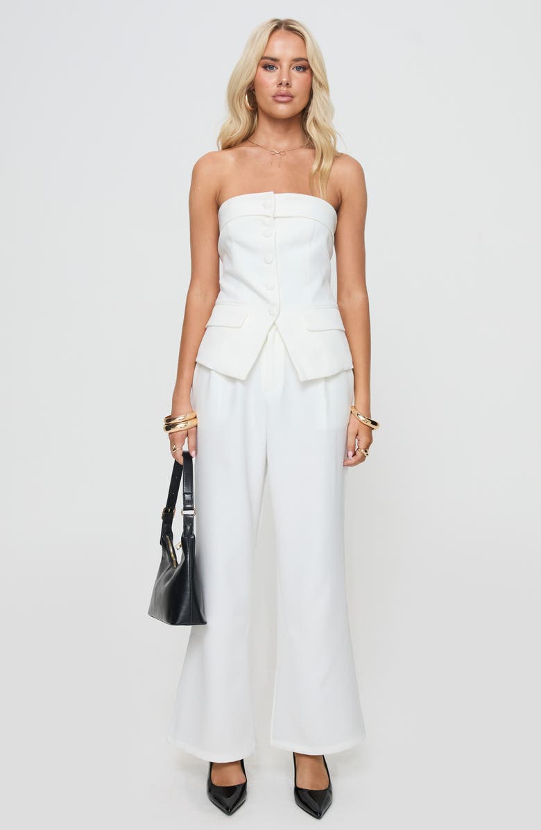 Princess Polly Change It Up Strapless Top, Alternate, color, White