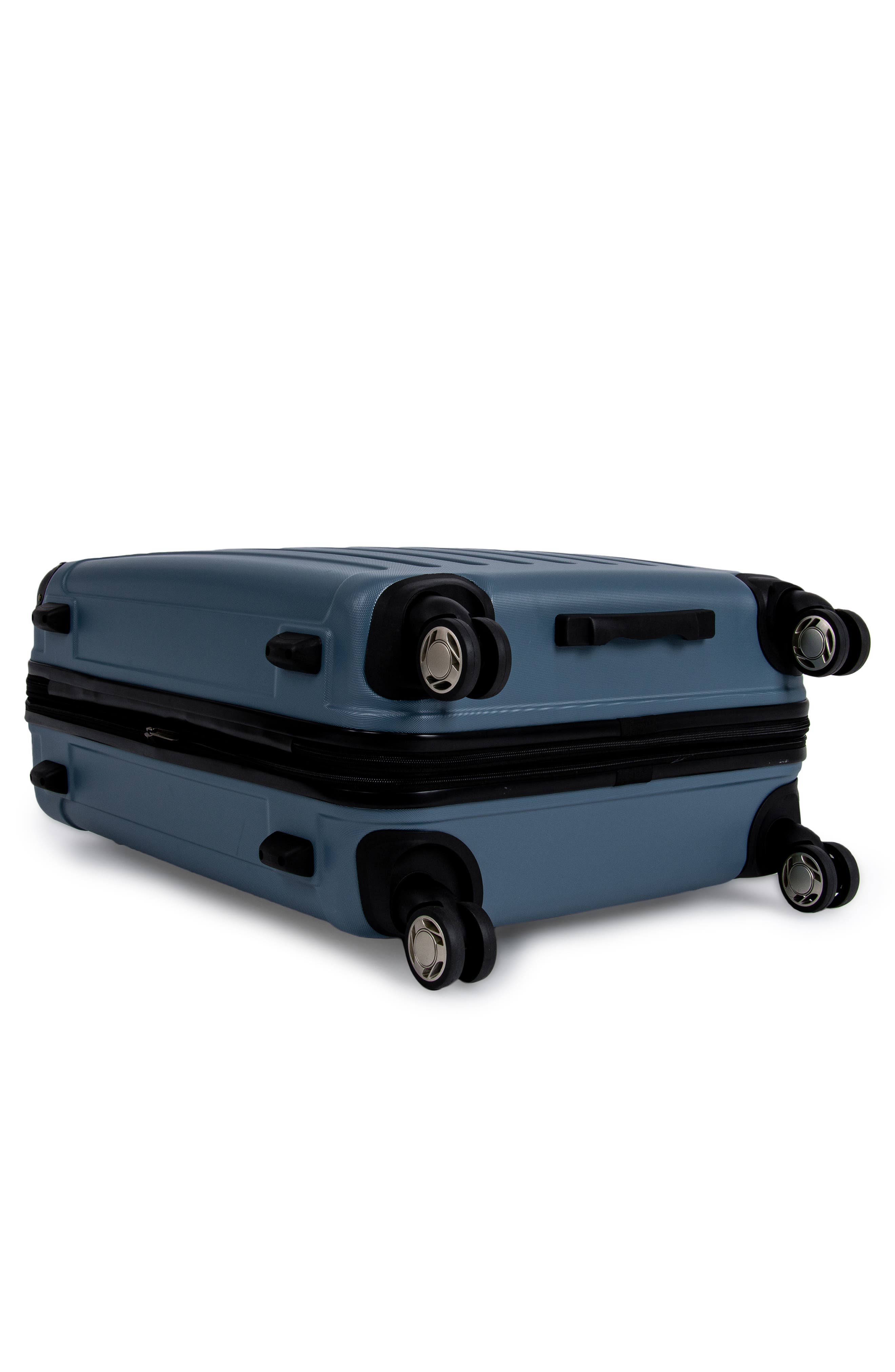 Kenneth Cole Reaction Renegade 24" Lightweight Hardside Expandable Spinner Luggage, Alternate, color, Granite Blue