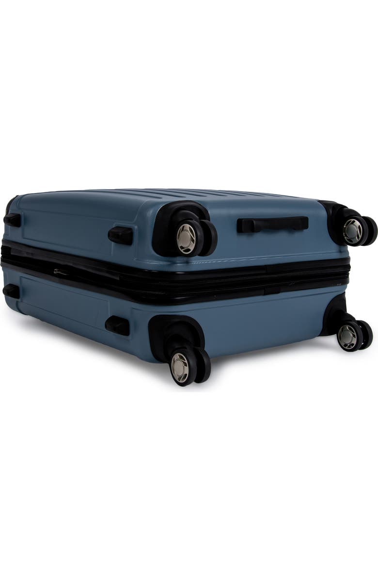 Kenneth Cole Reaction Renegade 24" Lightweight Hardside Expandable Spinner Luggage, Alternate, color, Granite Blue