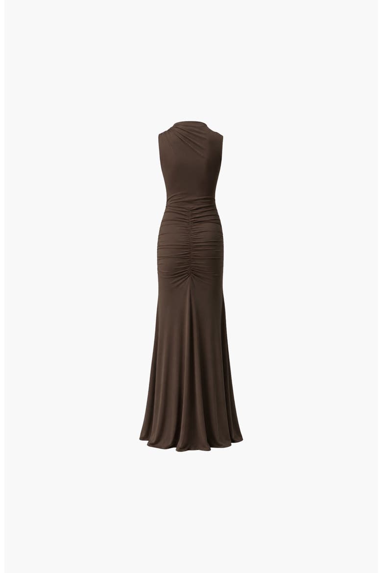 Elina Dress, Alternate, color, Chocolate Brown