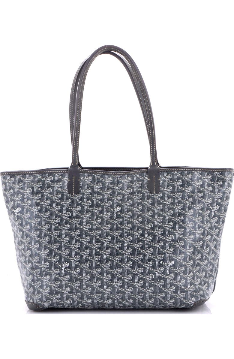 Pre-Owned Goyard Artois Tote Coated Canvas PM, Main, color, Gray