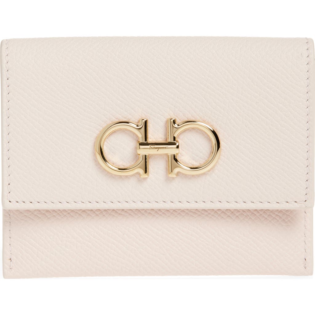 Ferragamo Gancini Leather Card Case