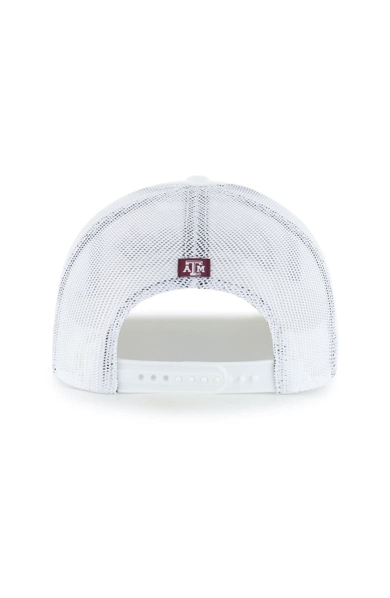 '47 Men's '47 White Texas A&M Aggies Garner Rope Trucker Adjustable Hat, Main, color, White