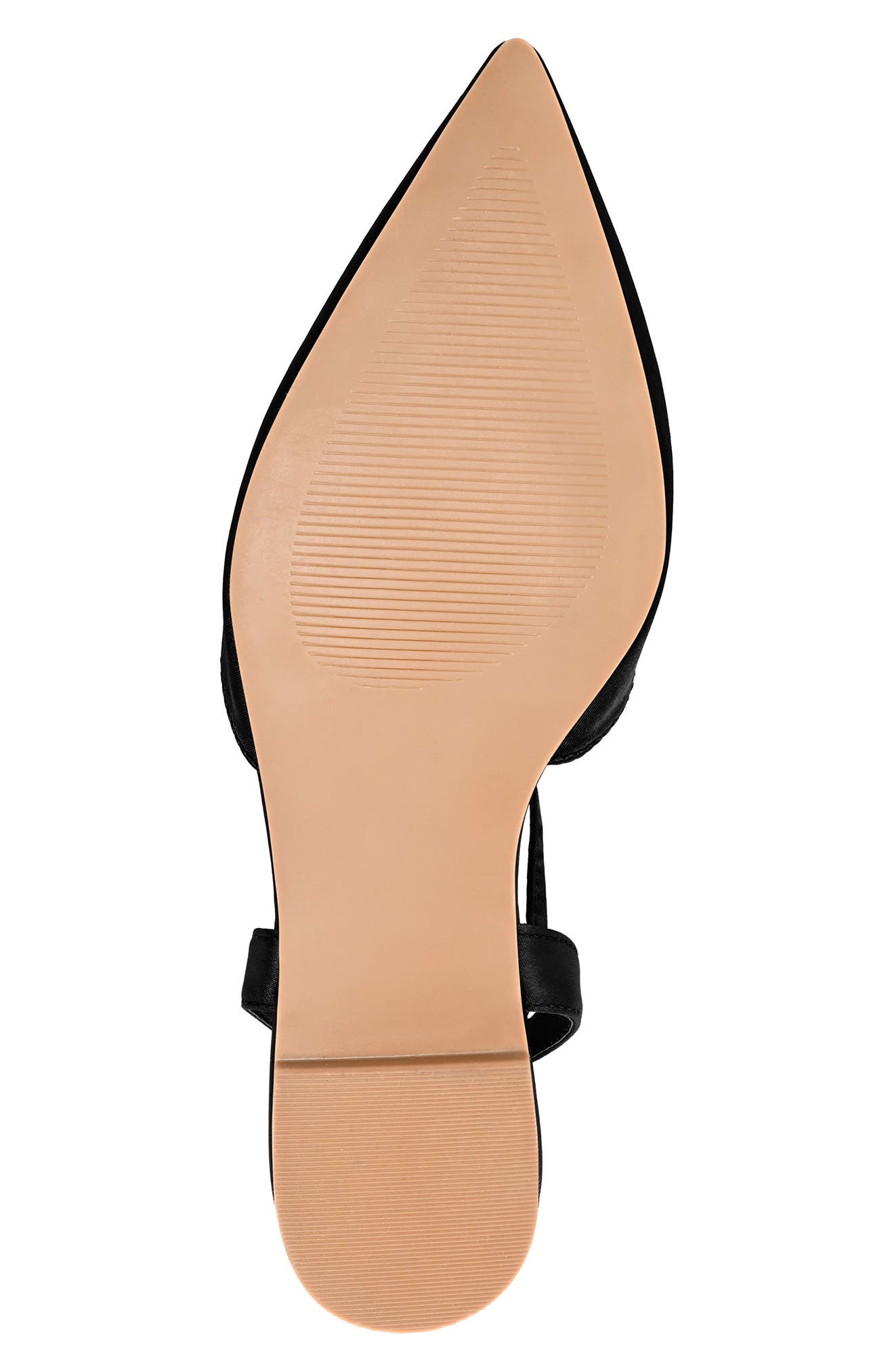 Journee Collection Lace-up Pointed-toe Flat, Alternate, color, Black