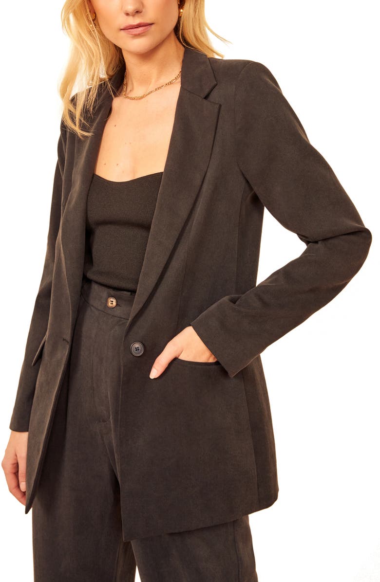 Reformation Major Twill Blazer, Main, color,