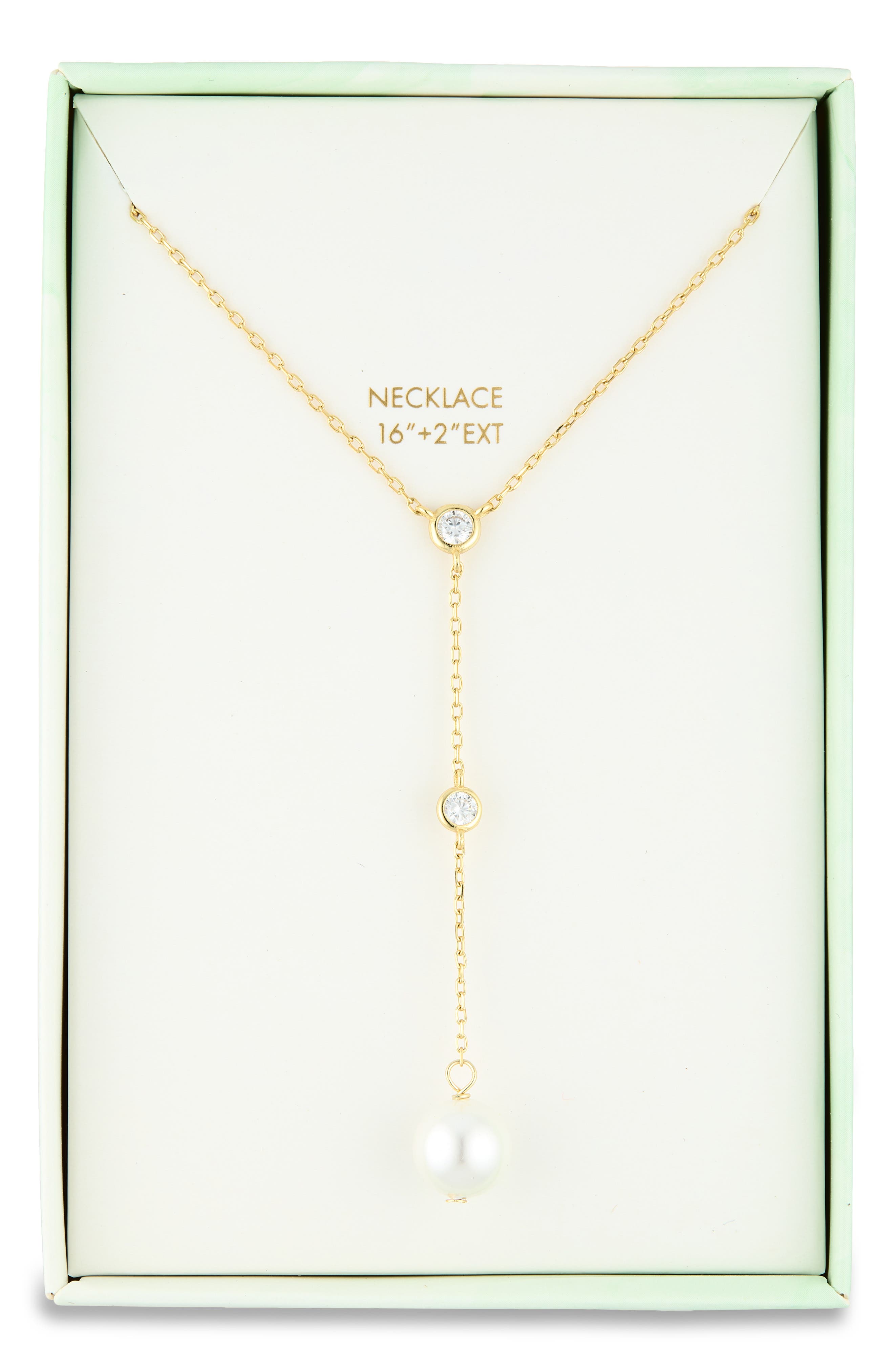 ARGENTO VIVO Freshwater Pearl Figaro Lariat Necklace