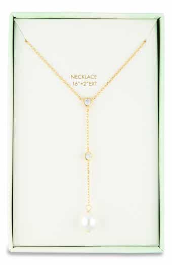 ARGENTO VIVO Freshwater Pearl Figaro Lariat Necklace