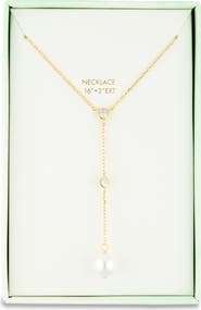 ARGENTO VIVO Freshwater Pearl Figaro Lariat Necklace