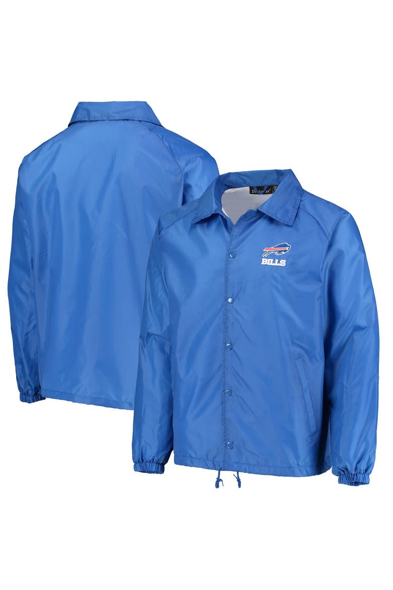 Men's Royal Buffalo Bills Coaches Classic Raglan Full-Snap Windbreaker Jacket, Main, color, Royal