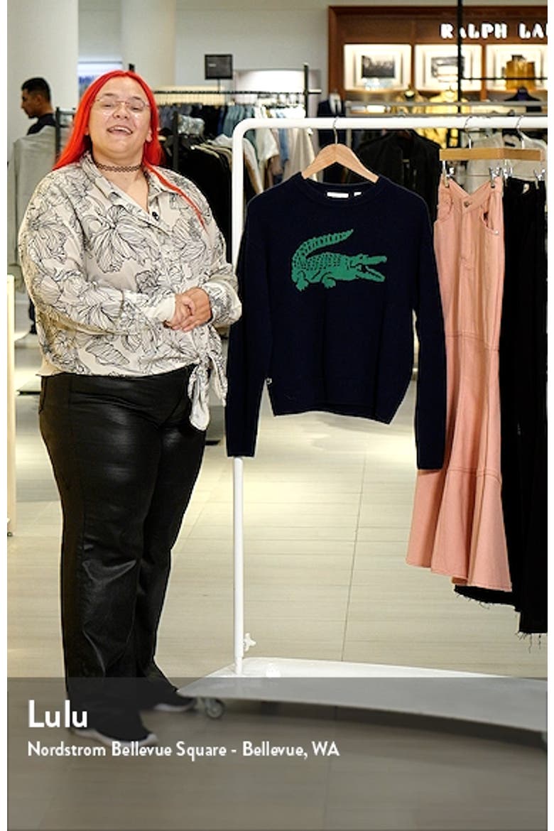 Big Croc Cashmere & Wool Crewneck Sweater video