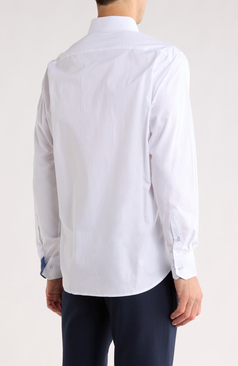 TailorByrd Signature Cotton Oxford Button-Down Shirt, Alternate, color, White