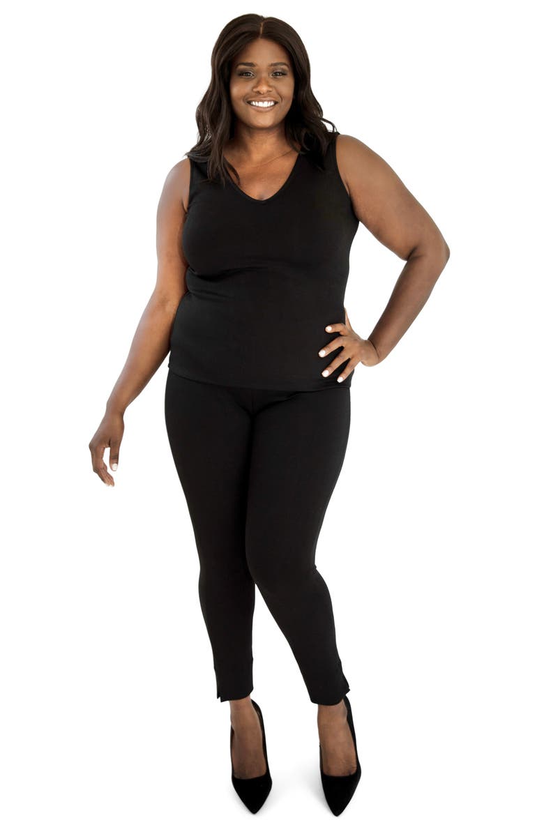 Marée Pour Toi Fitted V-Neck Shell, Alternate, color, 