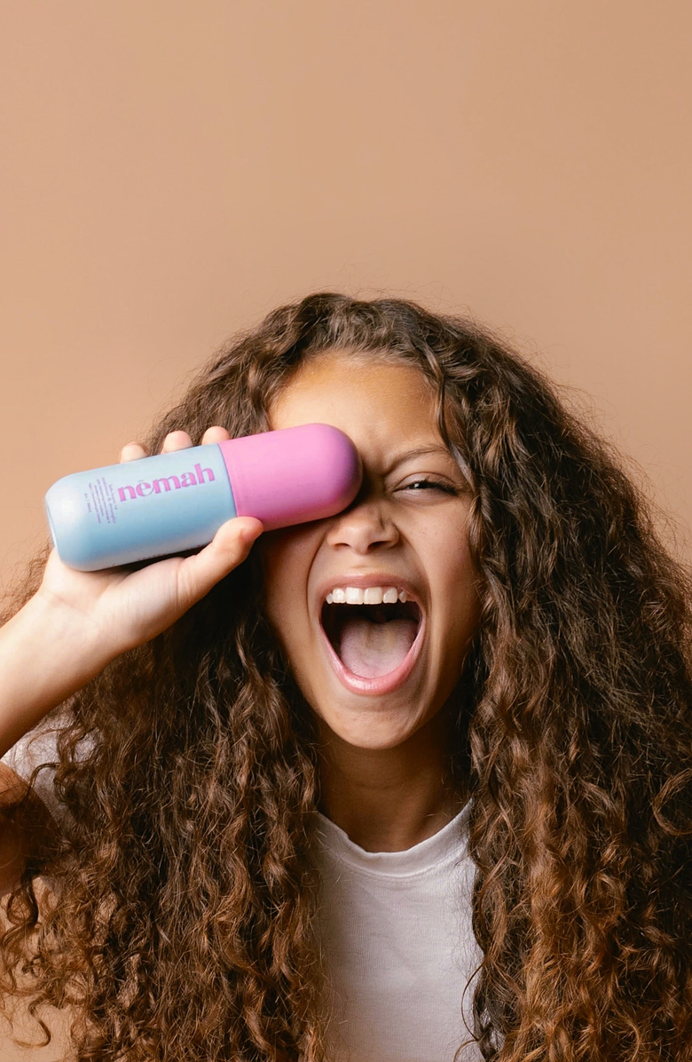 Nēmah Leave-In Conditioner and Detangler, Alternate, color, Light Blue | Pink