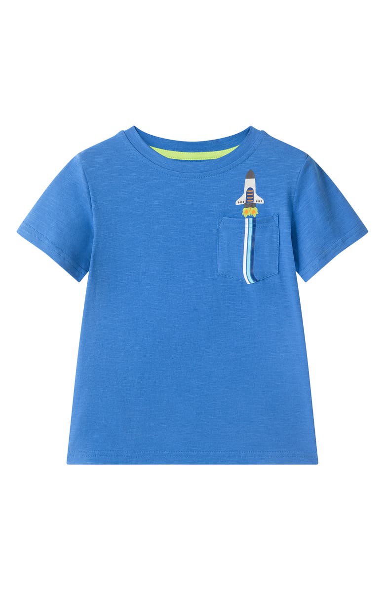 Andy & Evan Kids' Pocket Graphic T-Shirt, Main, color, Blue