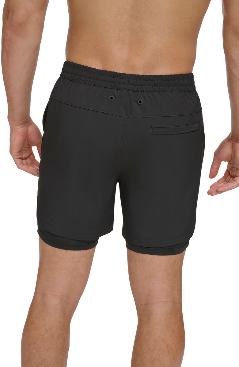 Calvin Klein Cross Fit Volley Swim Trunks, Alternate, color, 