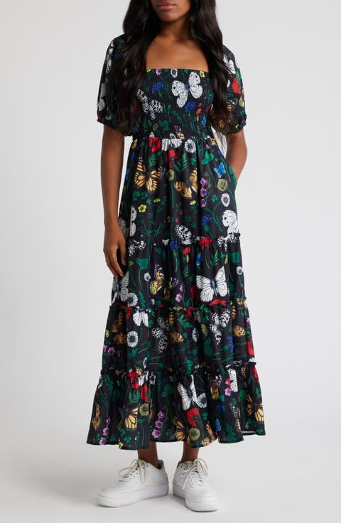 Fairy Folklore Smocked Maxi Dress