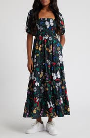 Dressed in Lala Fairy Folklore Smocked Maxi Dress