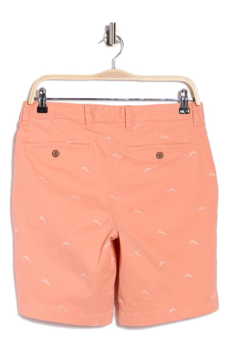 Boracay Citrus Splash 9-Inch Chino Shorts, Alternate, color, LIGHT BARCELONA
