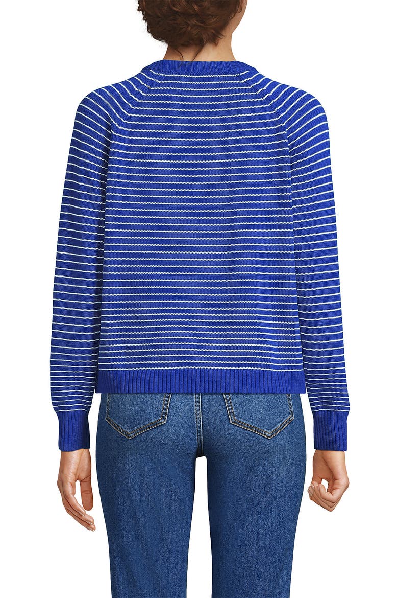 Drifter Jacquard Raglan Crew Neck Sweater, Alternate, color, Puffins/Blue