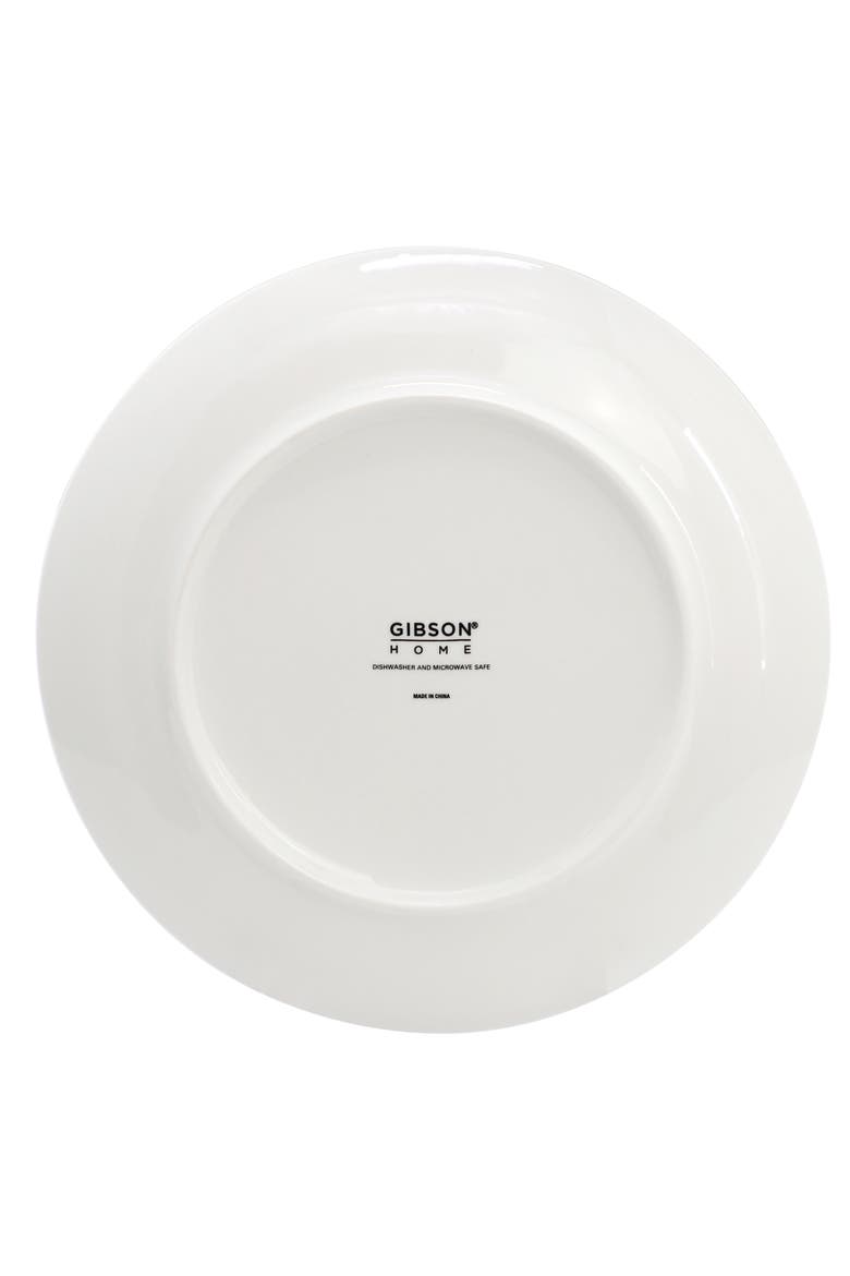 Pacific Waves 12 Piece Round Ceramic Dinnerware Set, Alternate, color, Green