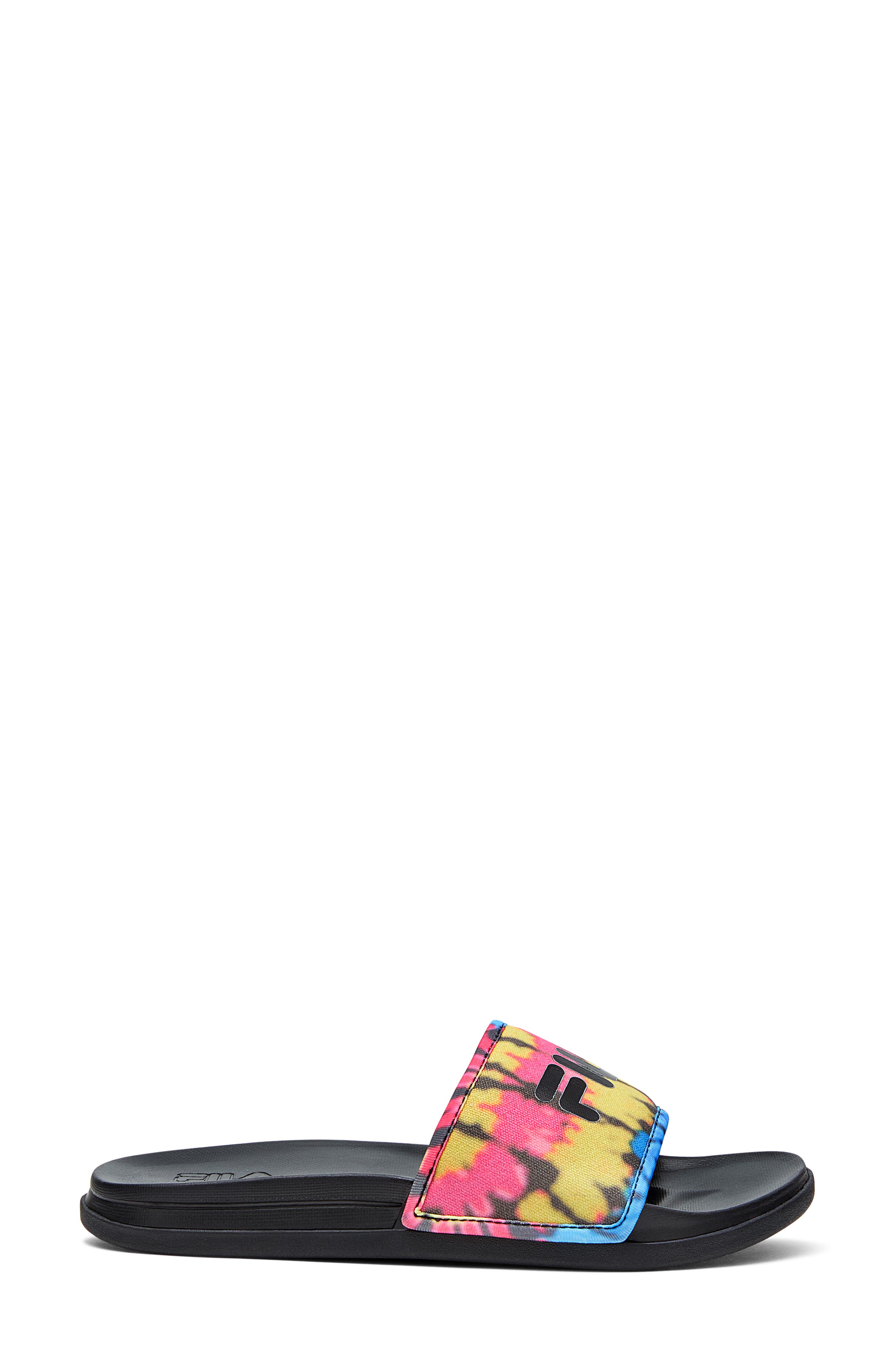 FILA Lux Tie Dye Slide Sandal, Main, color, 