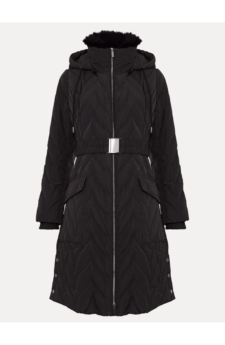 Phase Eight Hollie Midi Puffer, Alternate, color, Charcoal
