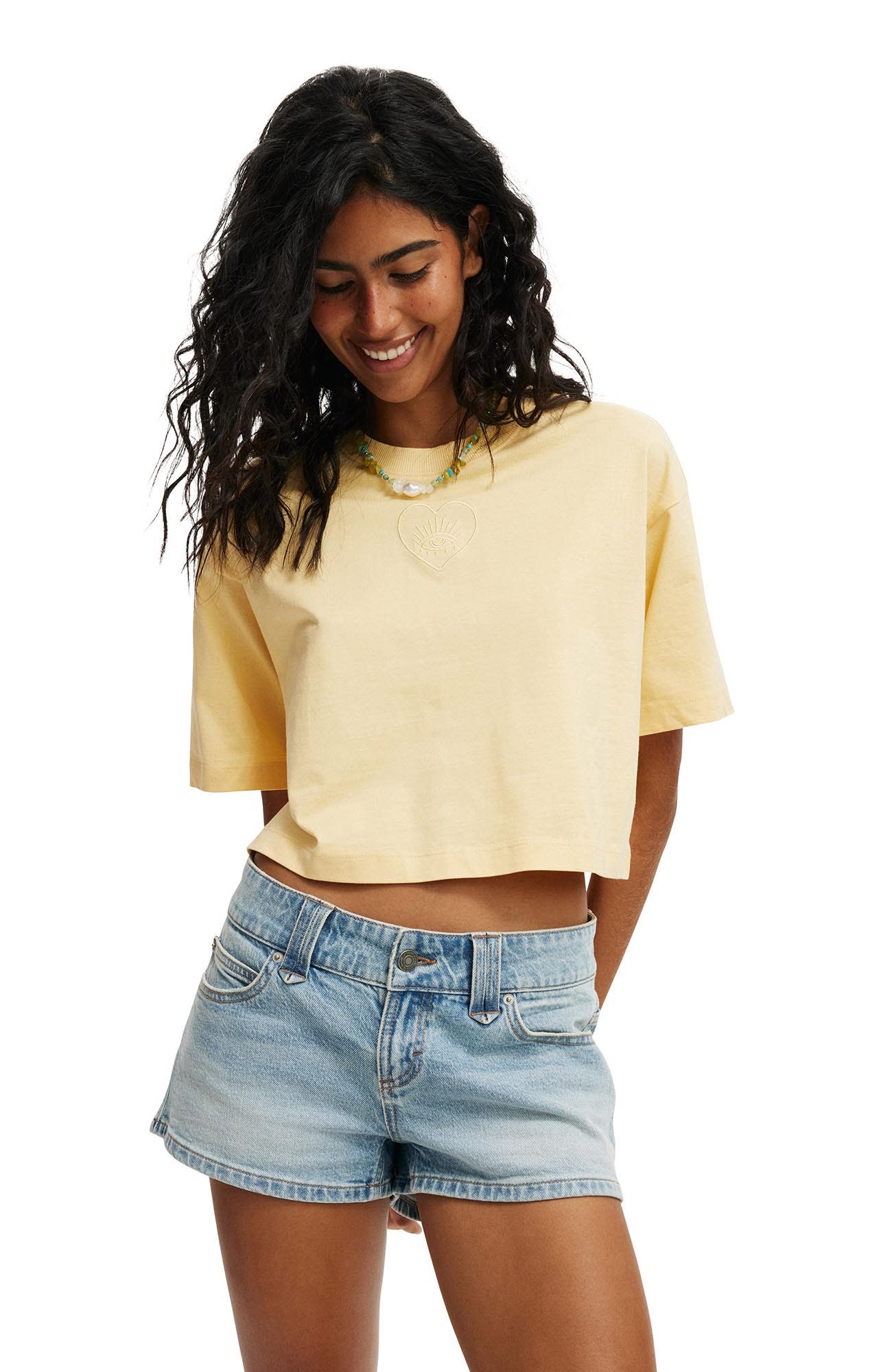 graphic tee crop tops