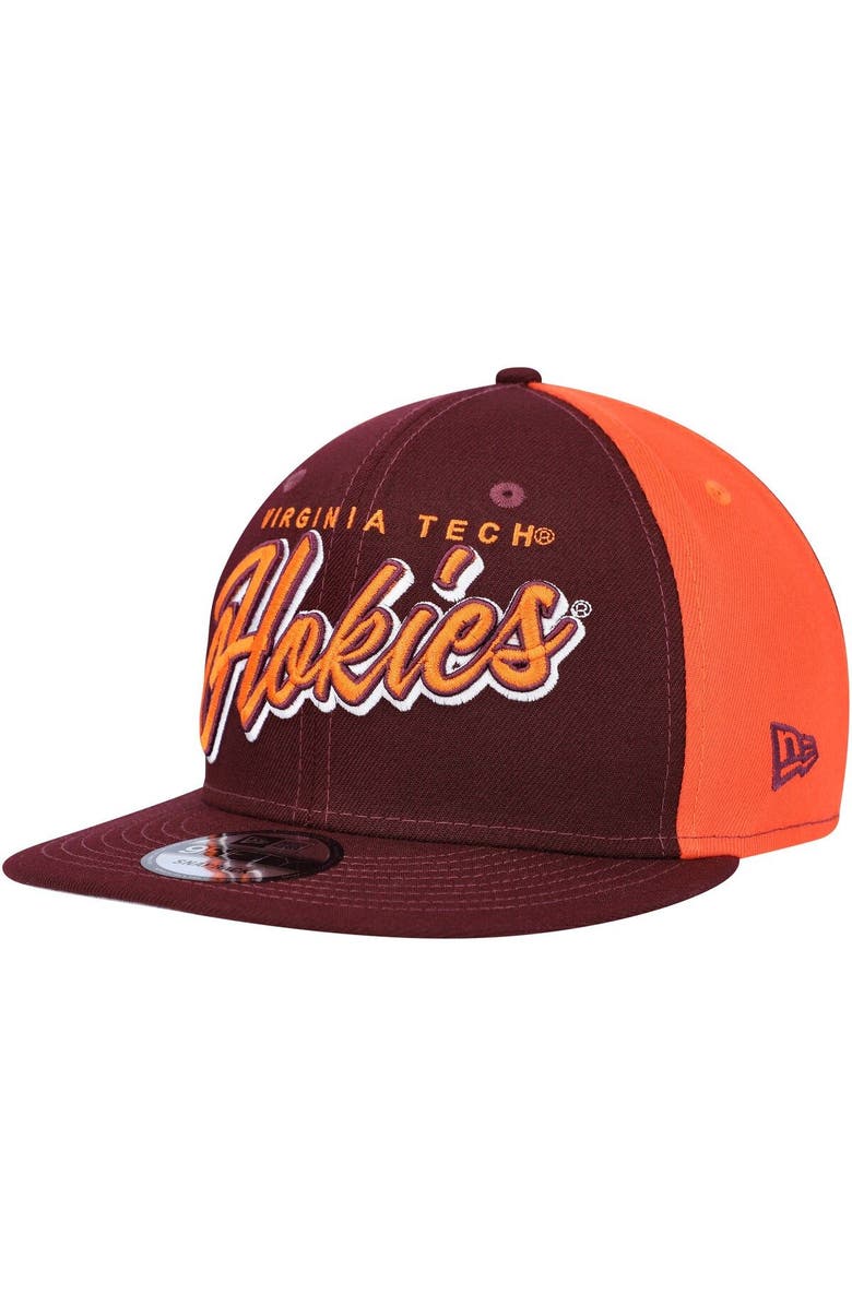 New Era Men's New Era Maroon Virginia Tech Hokies Outright 9FIFTY Snapback Hat, Alternate, color, Maroon