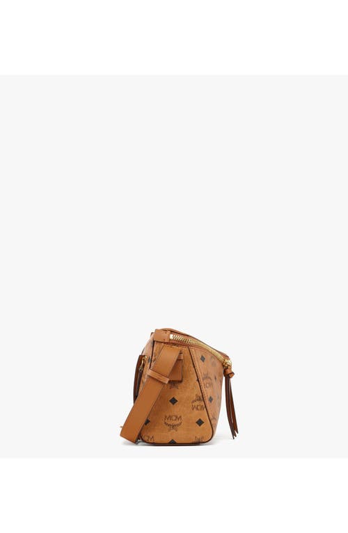Mcm Diamant 3d Shoulder Bag In Brown
