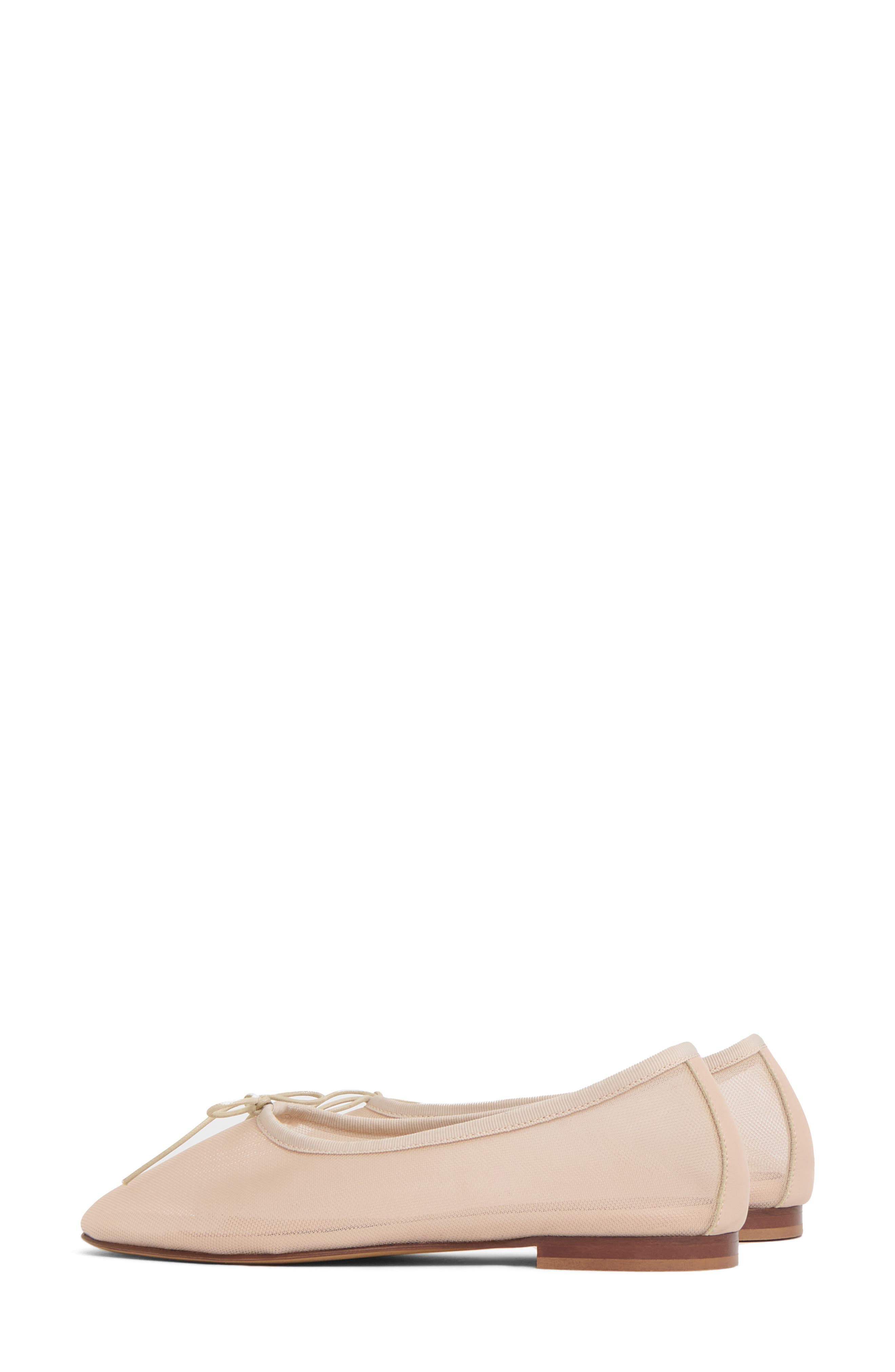 Mansur Gavriel Dream Mesh Ballerina Flat, Alternate, color, Beige